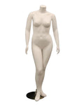 Plus Size Female Display Mannequin - No Head (TMK-MD-PLUSBW2)
