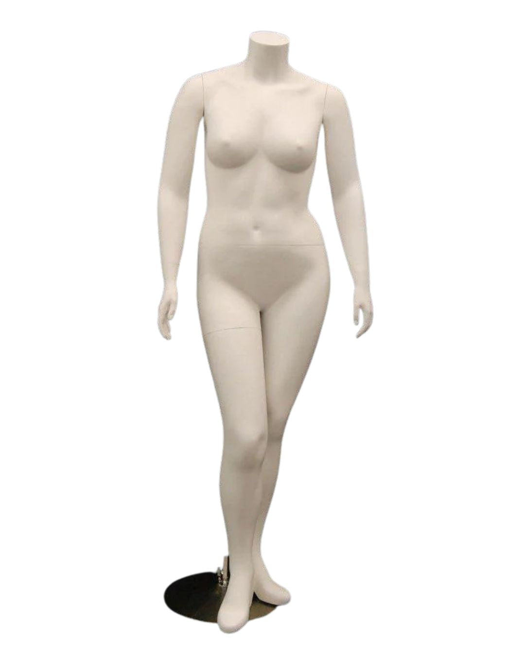 Plus Size Female Display Mannequin - No Head (TMK-MD-PLUSBW2)