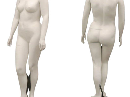 Plus Size Female Display Mannequin - No Head (TMK-MD-PLUSBW2)