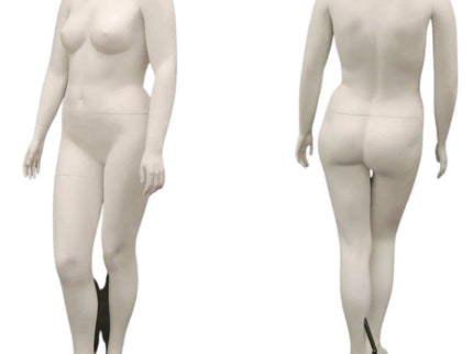 Plus Size Female Display Mannequin - No Head (TMK-MD-PLUSBW2)