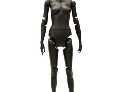 Female Black Abstract Posable Mannequin (TMK-MD-Z-FFXBEG)