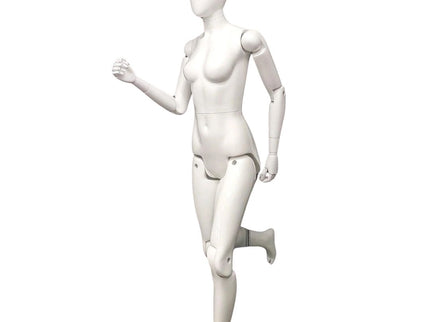 Female White Abstract Posable Mannequin (TMK-MD-Z-FFXWEG)