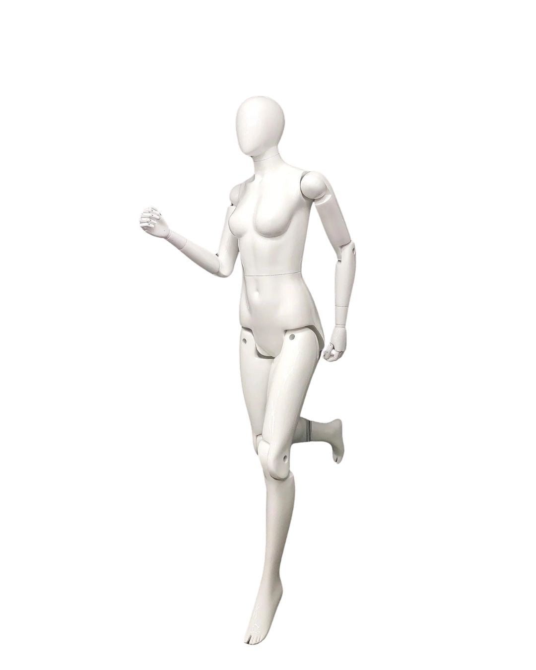Female White Abstract Posable Mannequin (TMK-MD-Z-FFXWEG)