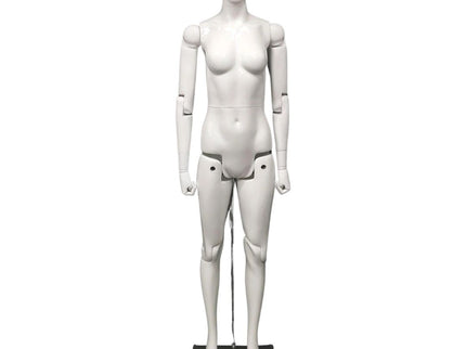 Female White Abstract Posable Mannequin (TMK-MD-Z-FFXWEG)