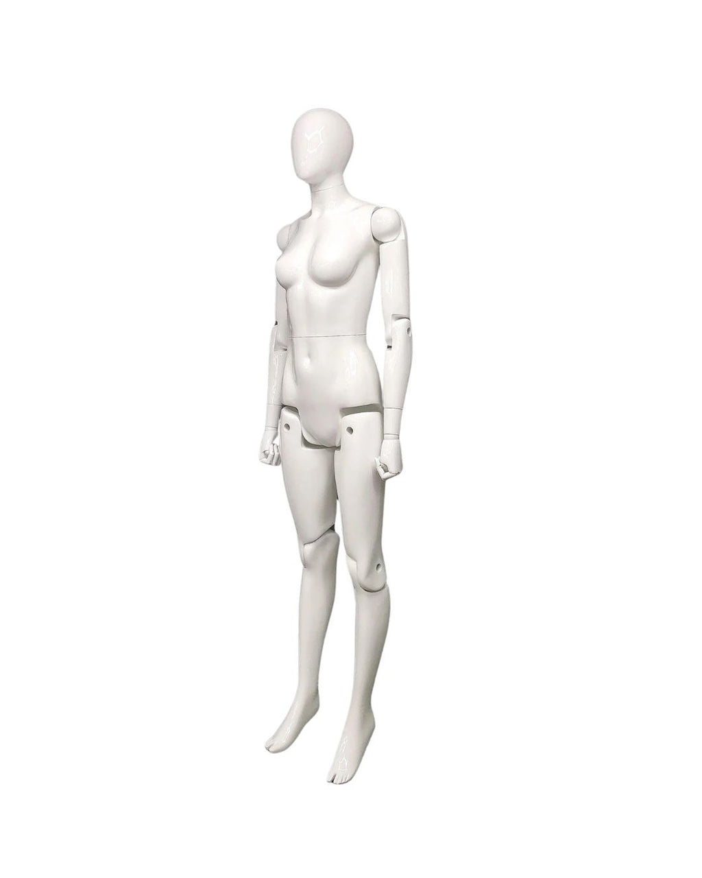 Female White Abstract Posable Mannequin (TMK-MD-Z-FFXWEG)