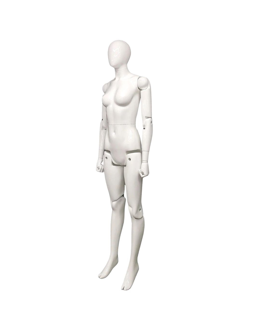 Female White Abstract Posable Mannequin (TMK-MD-Z-FFXWEG)