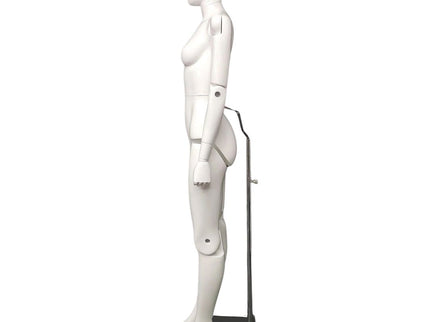 Female White Abstract Posable Mannequin (TMK-MD-Z-FFXWEG)