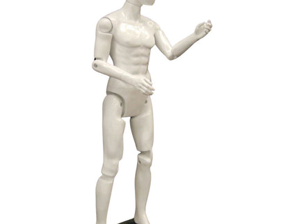 Male White Abstract Posable Mannequin (TMK-MD-Z-MFXWEG)