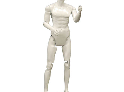 Male White Abstract Posable Mannequin (TMK-MD-Z-MFXWEG)