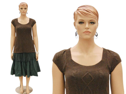 Realistic Plus-Size Female Mannequin (TMK-MZ-AVIS1)