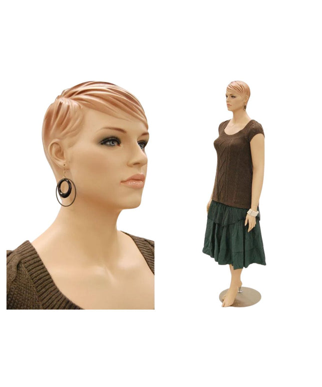 Realistic Plus-Size Female Mannequin (TMK-MZ-AVIS1)