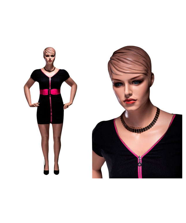 Realistic Plus-Size Female Mannequin (TMK-MZ-AVIS2)