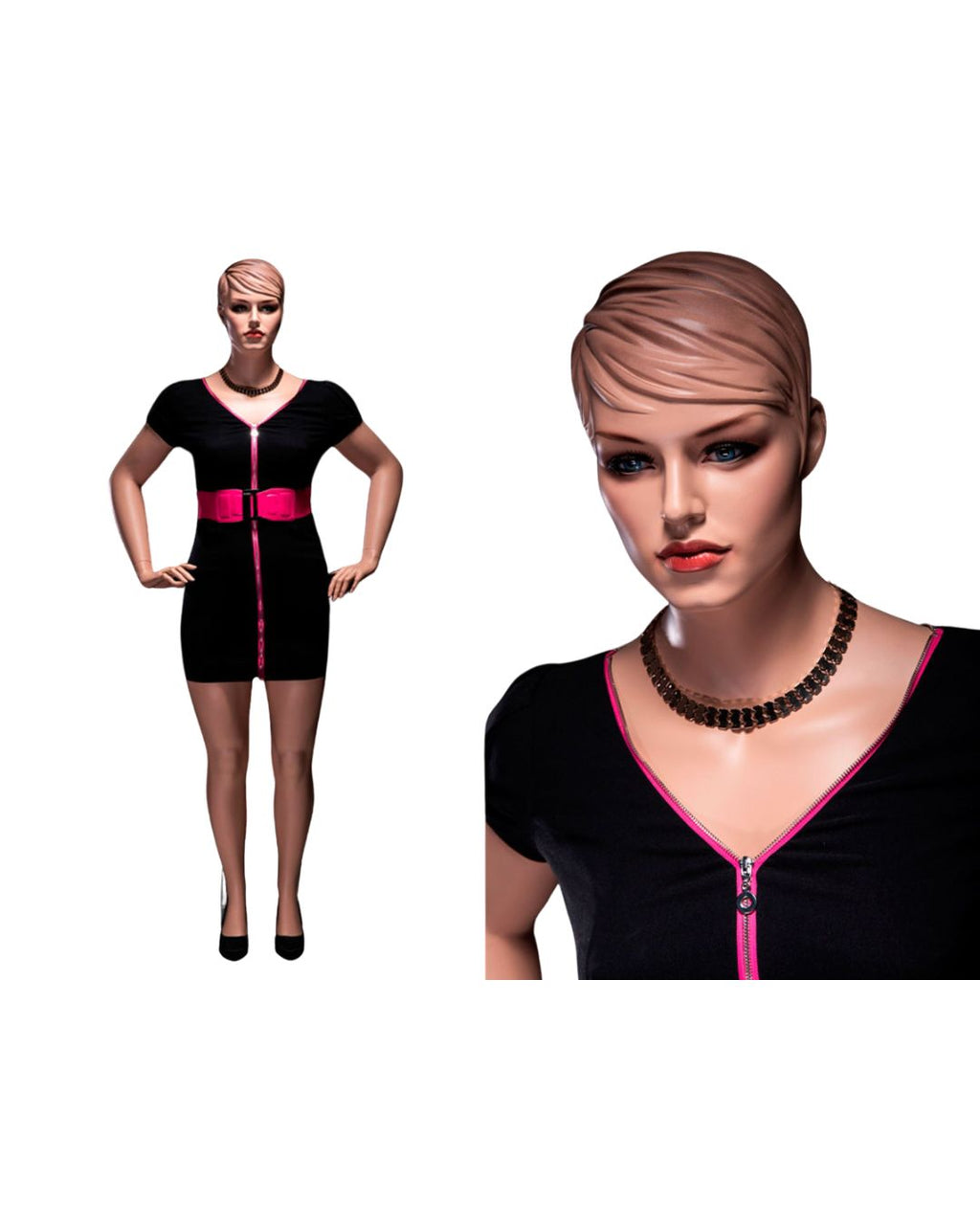 Realistic Plus-Size Female Mannequin (TMK-MZ-AVIS2)