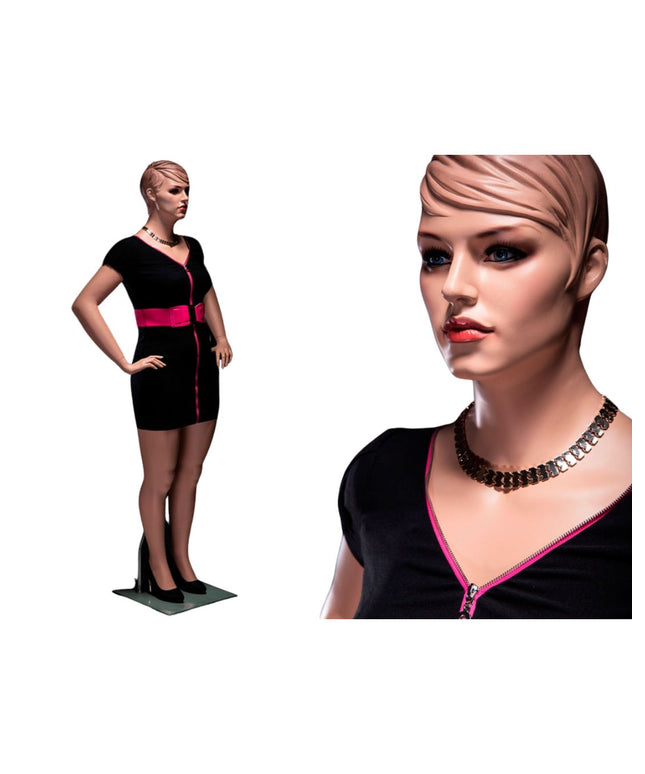 Realistic Plus-Size Female Mannequin (TMK-MZ-AVIS2)