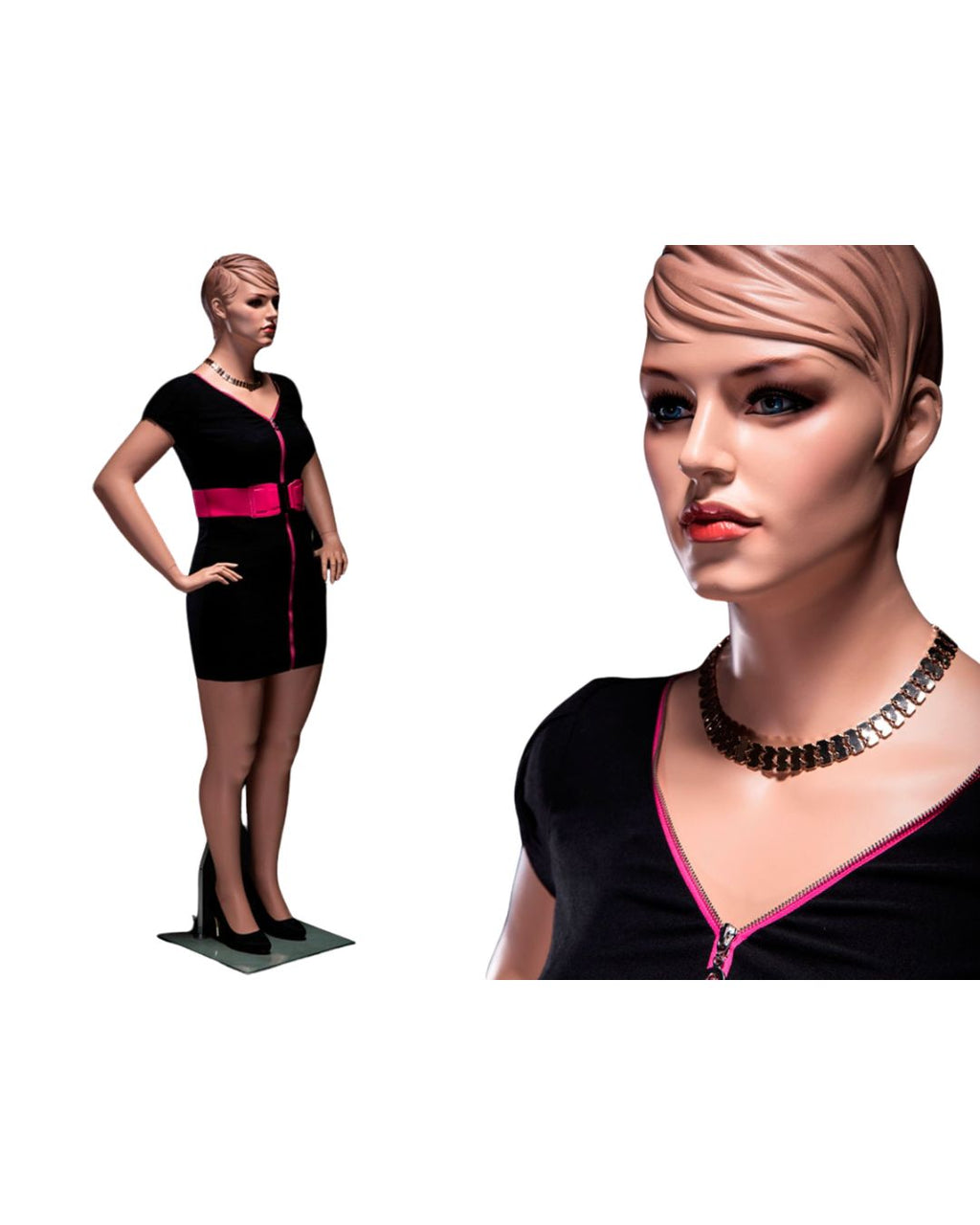 Realistic Plus-Size Female Mannequin (TMK-MZ-AVIS2)
