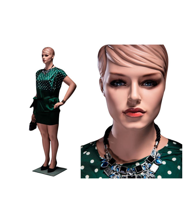 Realistic Plus-Size Female Mannequin (TMK-MZ-AVIS3)