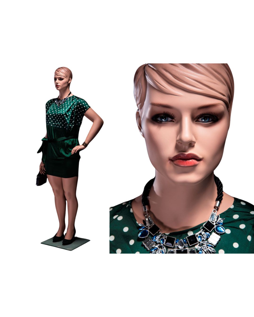 Realistic Plus-Size Female Mannequin (TMK-MZ-AVIS3)