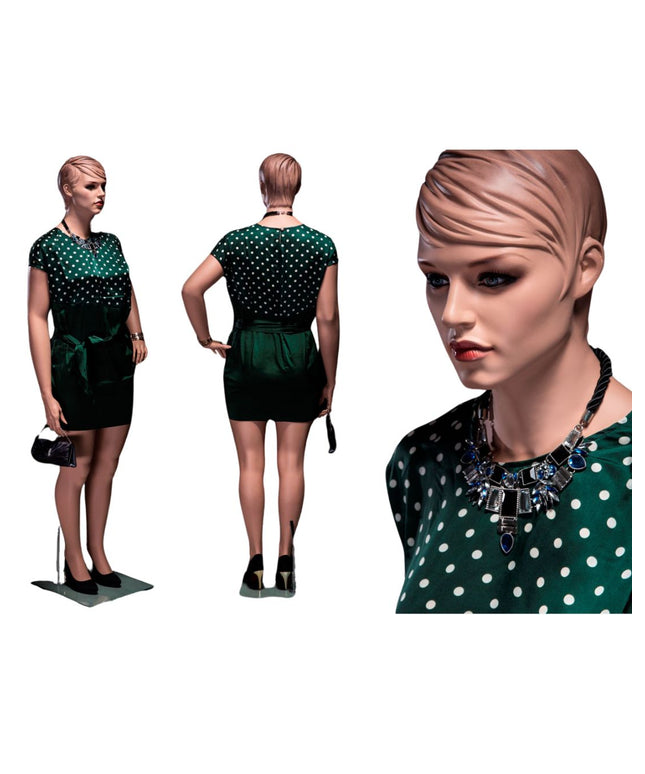 Realistic Plus-Size Female Mannequin (TMK-MZ-AVIS3)