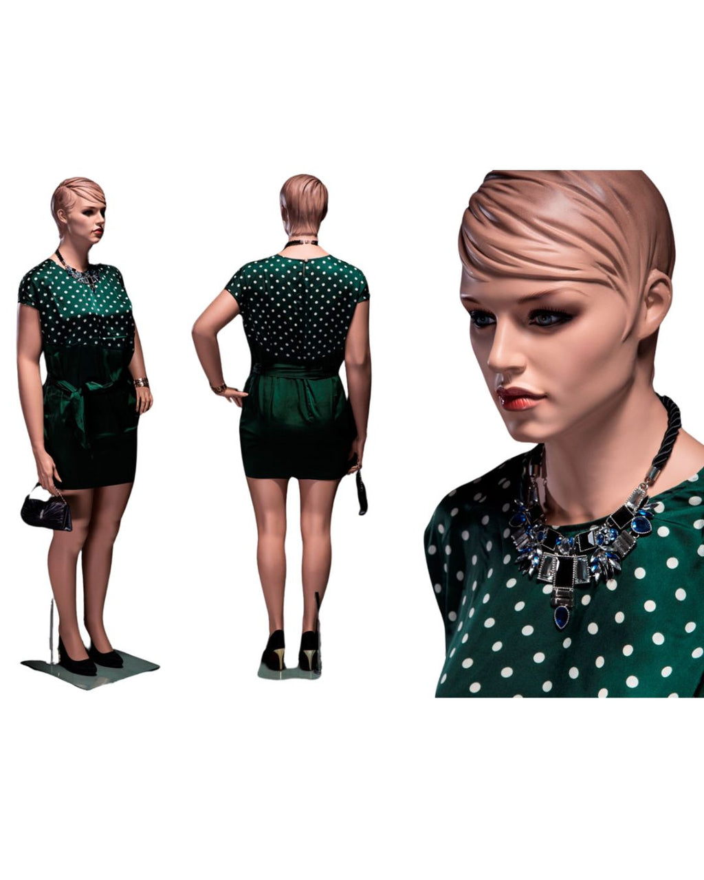 Realistic Plus-Size Female Mannequin (TMK-MZ-AVIS3)