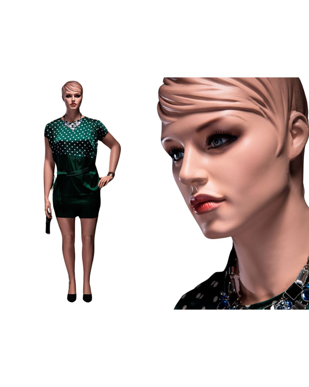 Realistic Plus-Size Female Mannequin (TMK-MZ-AVIS3)