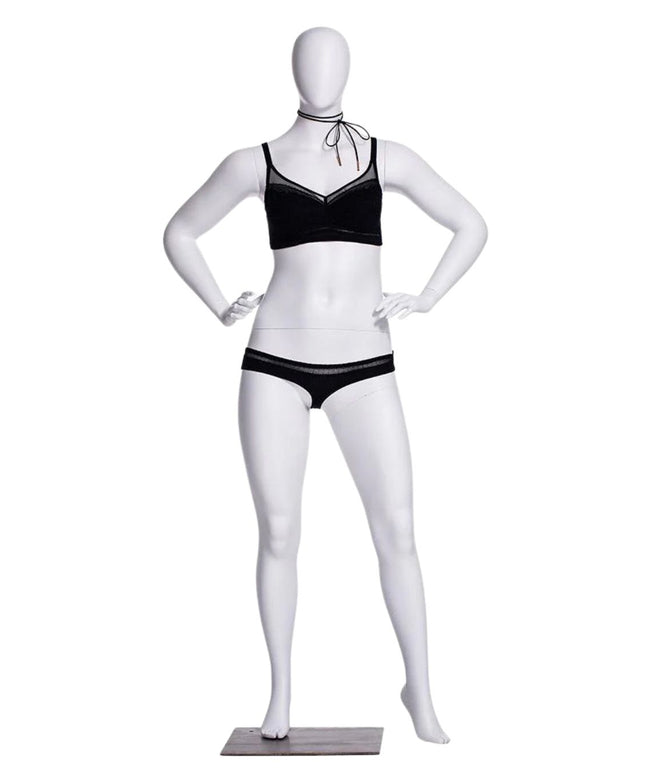 Plus Size Female Egghead Mannequin (TMK-MZ-F3D02W)