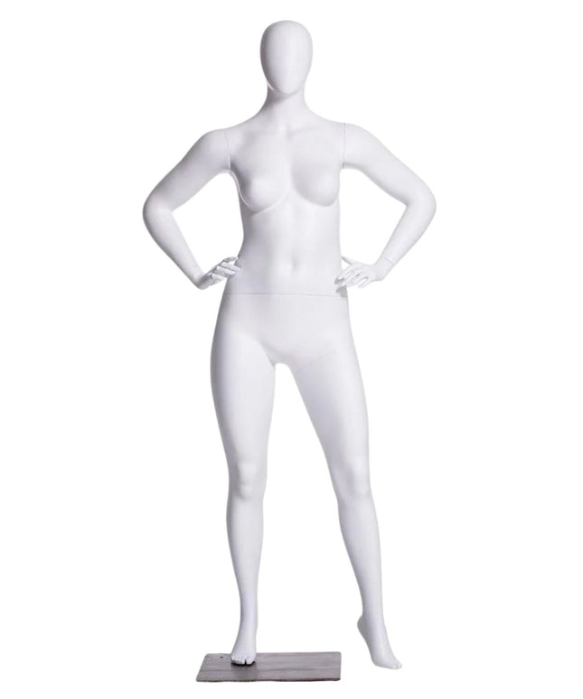 Plus Size Female Egghead Mannequin (TMK-MZ-F3D02W)