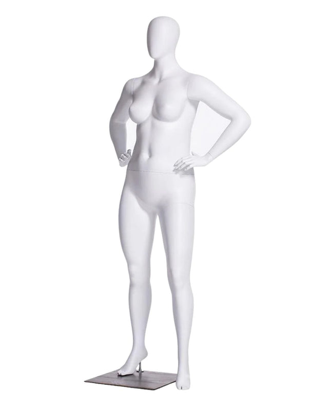 Plus Size Female Egghead Mannequin (TMK-MZ-F3D02W)