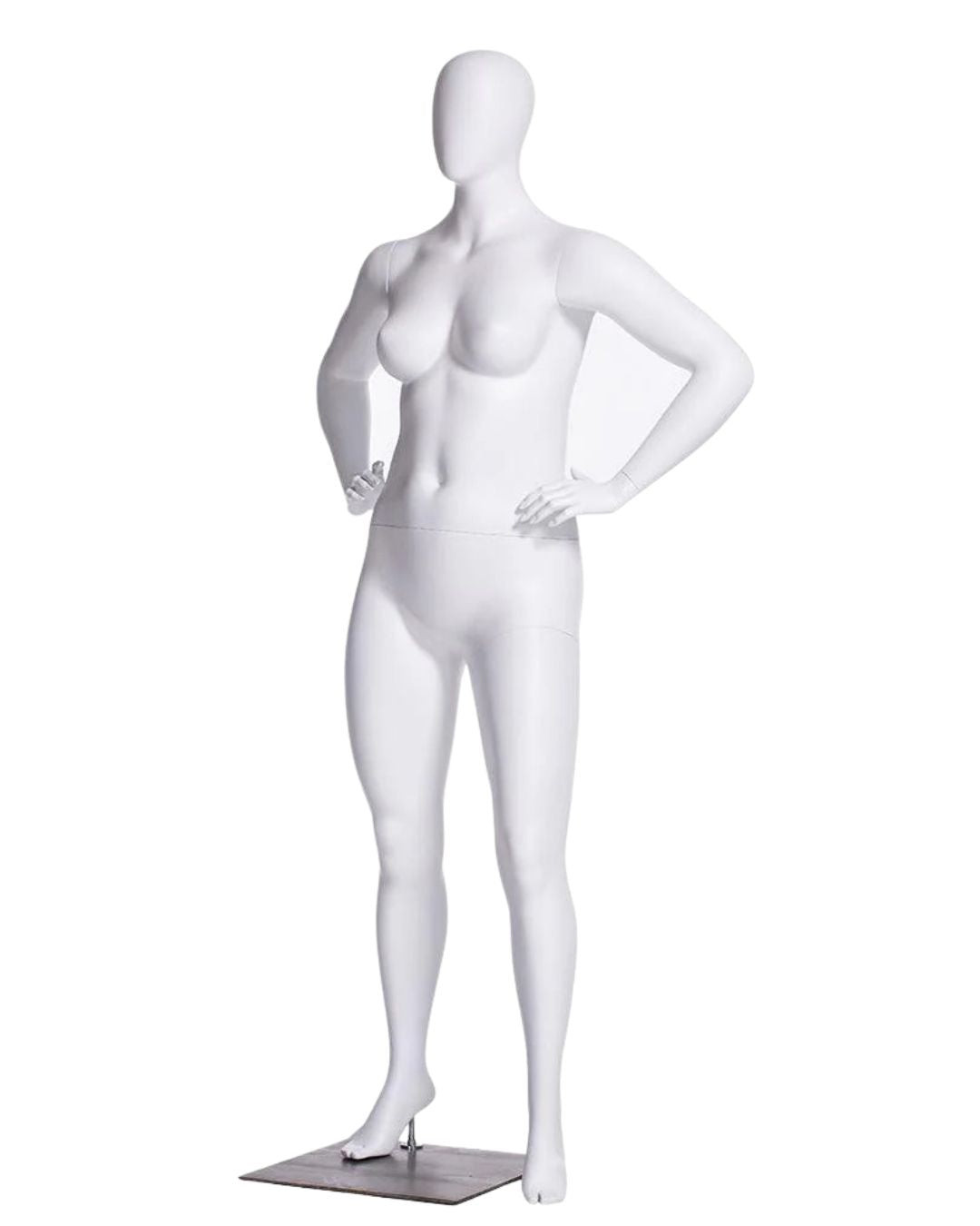 Plus Size Female Egghead Mannequin (TMK-MZ-F3D02W)