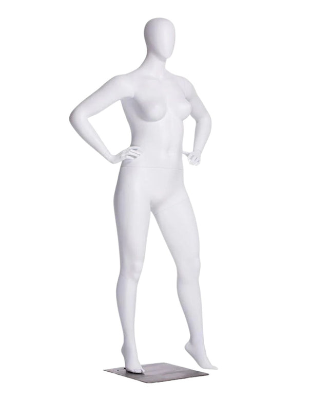 Plus Size Female Egghead Mannequin (TMK-MZ-F3D02W)