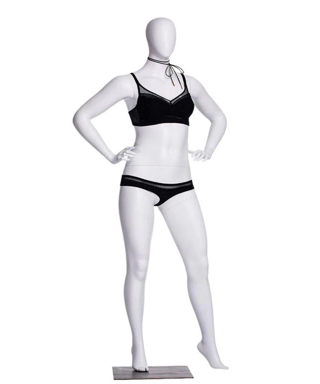 Plus Size Female Egghead Mannequin (TMK-MZ-F3D02W)