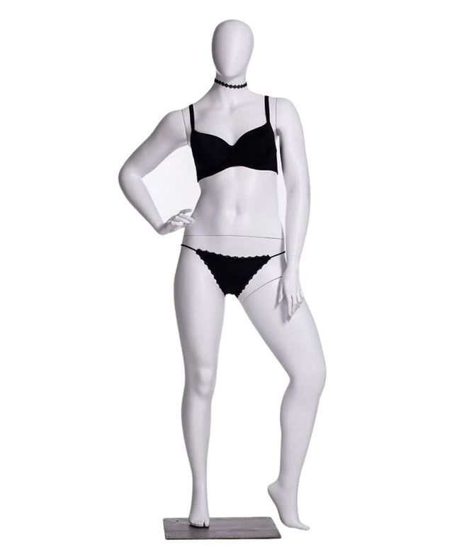 Plus Size Female Egghead Mannequin (TMK-MZ-F3D03W)