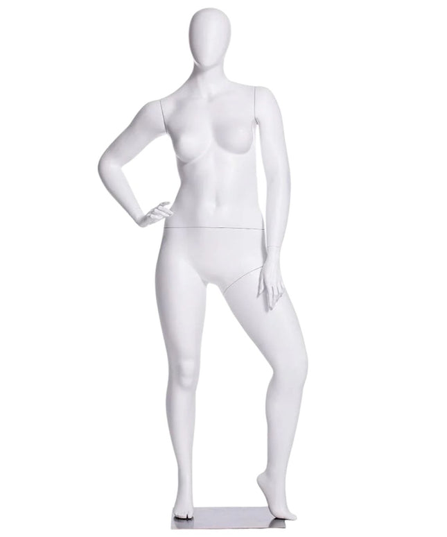 Plus Size Female Egghead Mannequin (TMK-MZ-F3D03W)