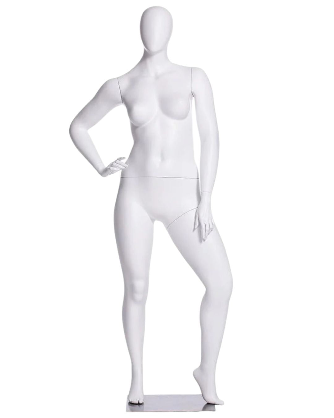 Plus Size Female Egghead Mannequin (TMK-MZ-F3D03W)