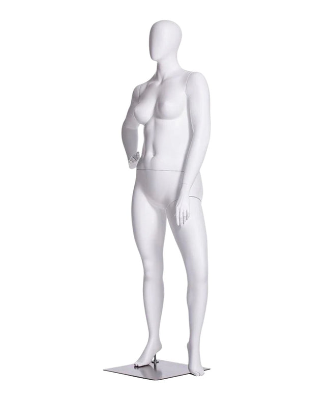 Plus Size Female Egghead Mannequin (TMK-MZ-F3D03W)
