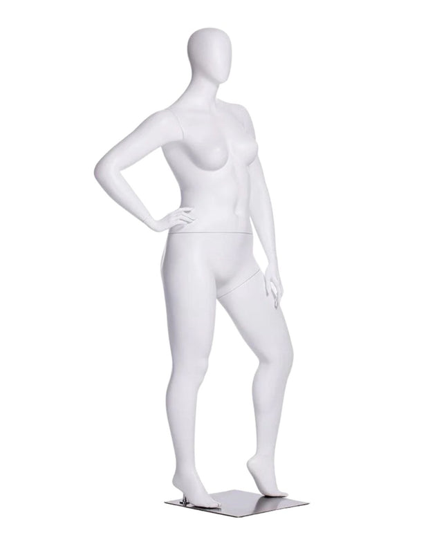 Plus Size Female Egghead Mannequin (TMK-MZ-F3D03W)
