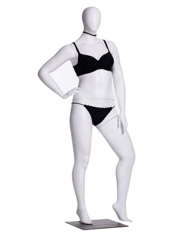 Plus Size Female Egghead Mannequin (TMK-MZ-F3D03W)