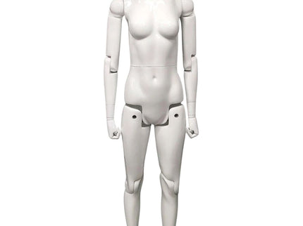 Female White Abstract Posable Mannequin (TMK-MZ-FM01-WEG)
