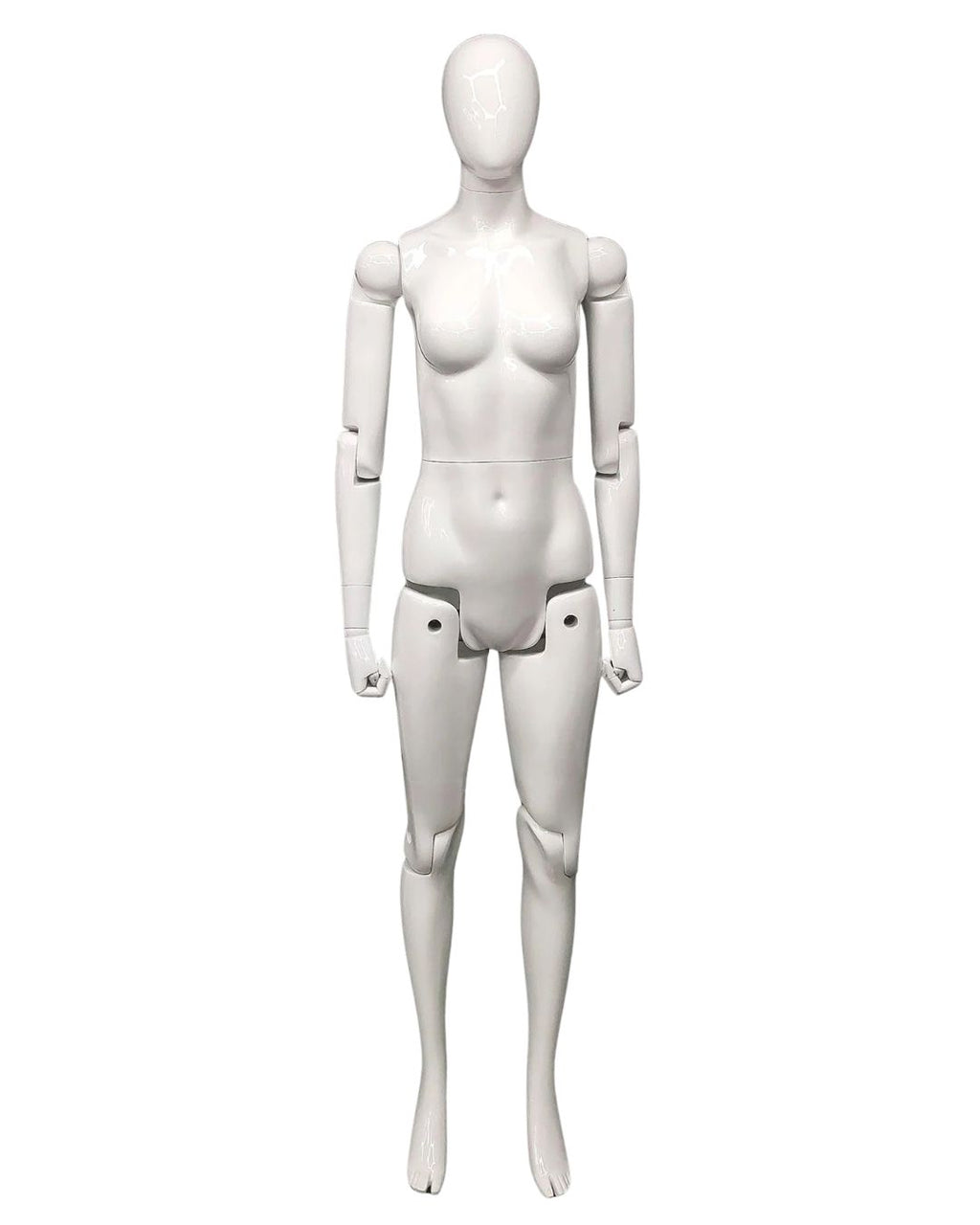 Female White Abstract Posable Mannequin (TMK-MZ-FM01-WEG)