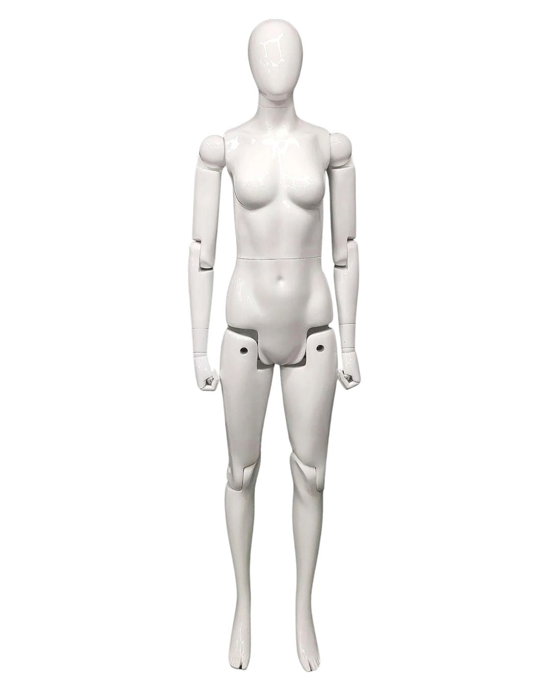Female White Abstract Posable Mannequin (TMK-MZ-FM01-WEG)