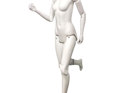 Female White Abstract Posable Mannequin (TMK-MZ-FM01-WEG)