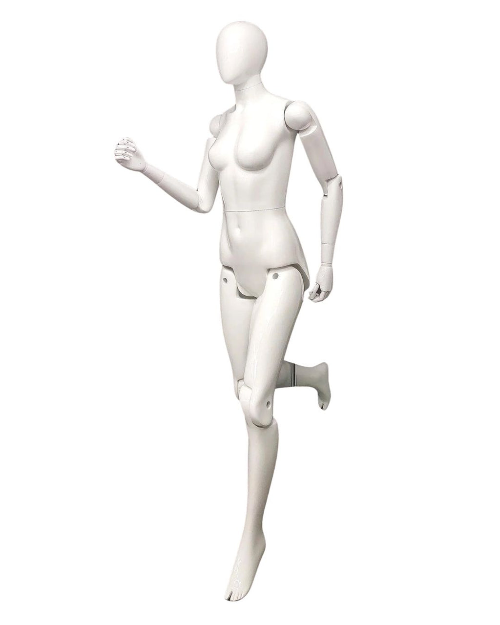 Female White Abstract Posable Mannequin (TMK-MZ-FM01-WEG)