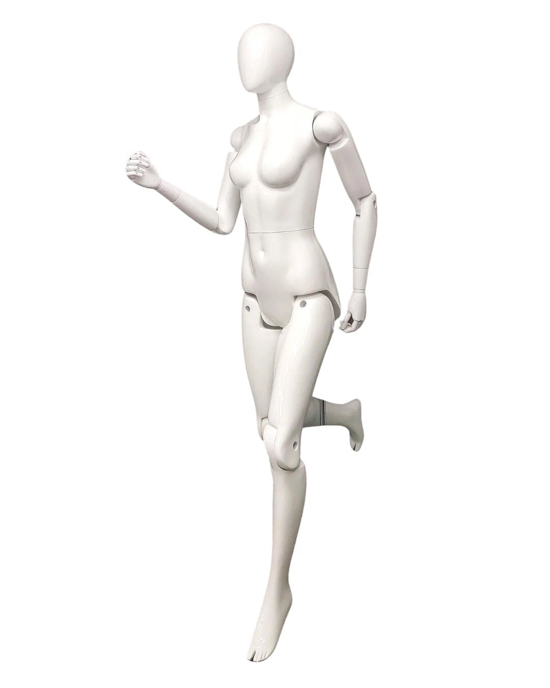 Female White Abstract Posable Mannequin (TMK-MZ-FM01-WEG)