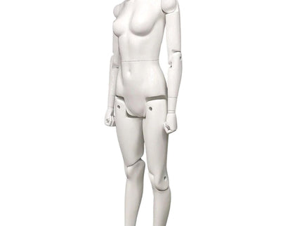 Female White Abstract Posable Mannequin (TMK-MZ-FM01-WEG)