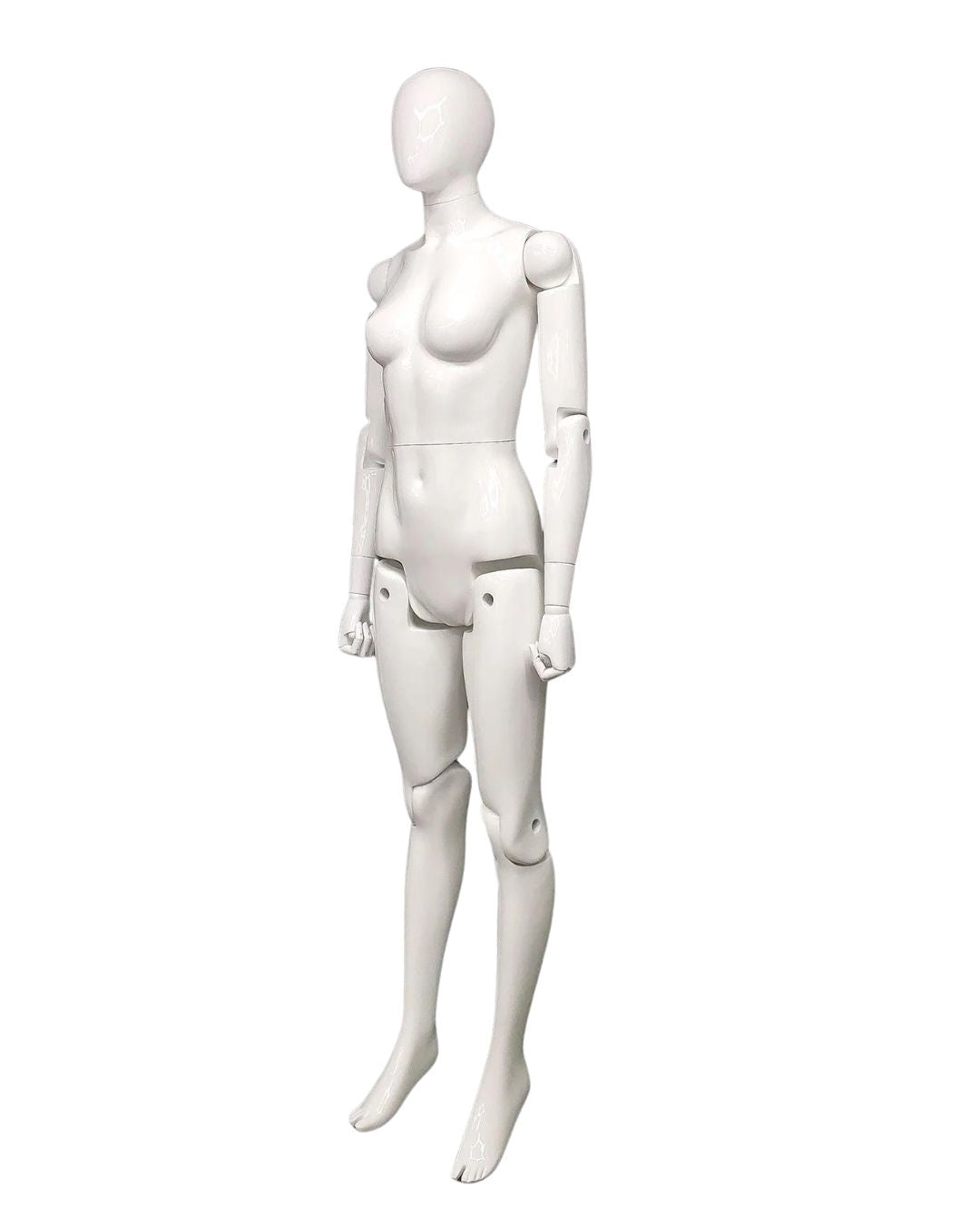 Female White Abstract Posable Mannequin (TMK-MZ-FM01-WEG)