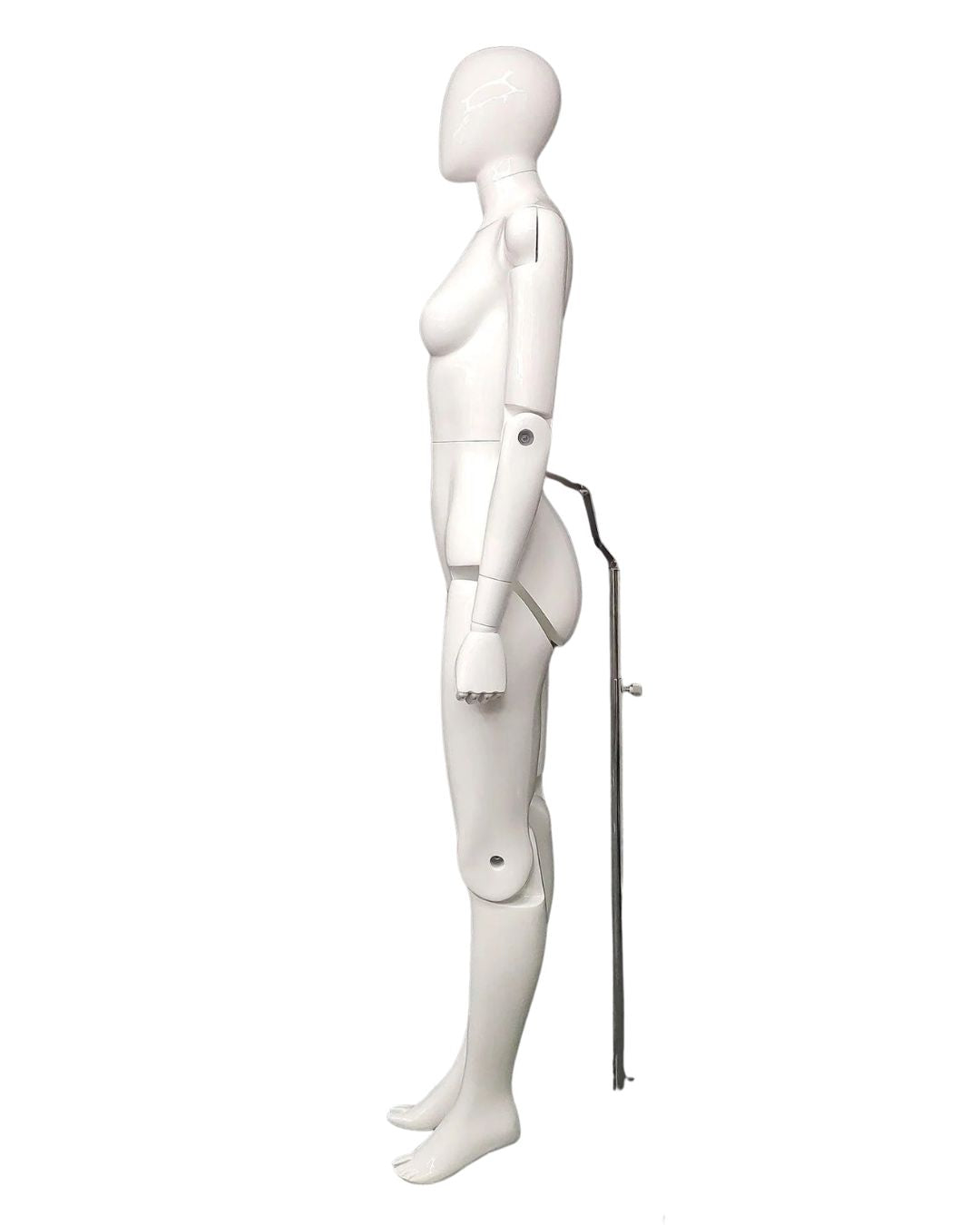 Female White Abstract Posable Mannequin (TMK-MZ-FM01-WEG)