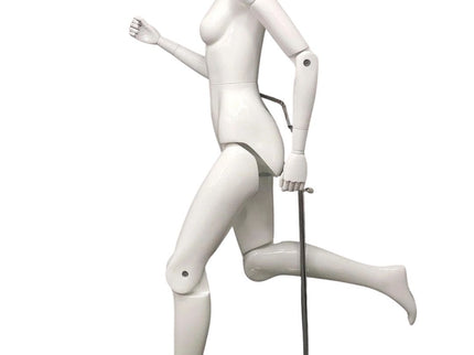 Female White Abstract Posable Mannequin (TMK-MZ-FM01-WEG)