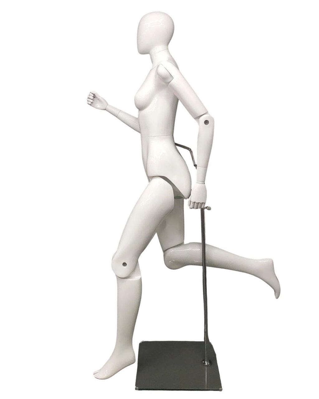 Female White Abstract Posable Mannequin (TMK-MZ-FM01-WEG)