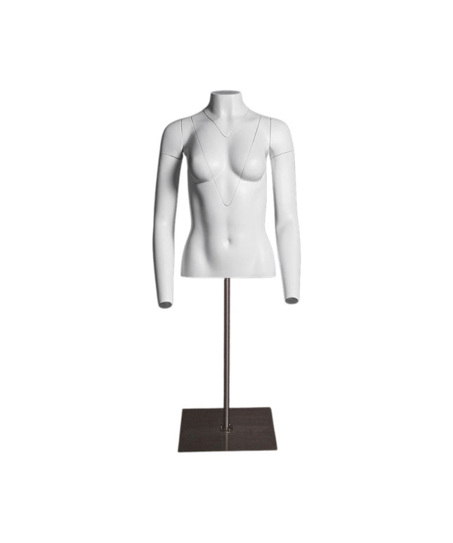 Ultimate Female Invisible Ghost Mannequin Torso 2.0 (TMK-MZ-GH1/2F)
