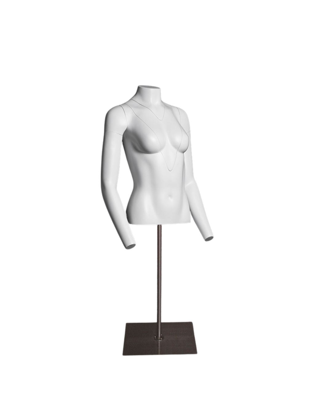 Ultimate Female Invisible Ghost Mannequin Torso 2.0 (TMK-MZ-GH1/2F)