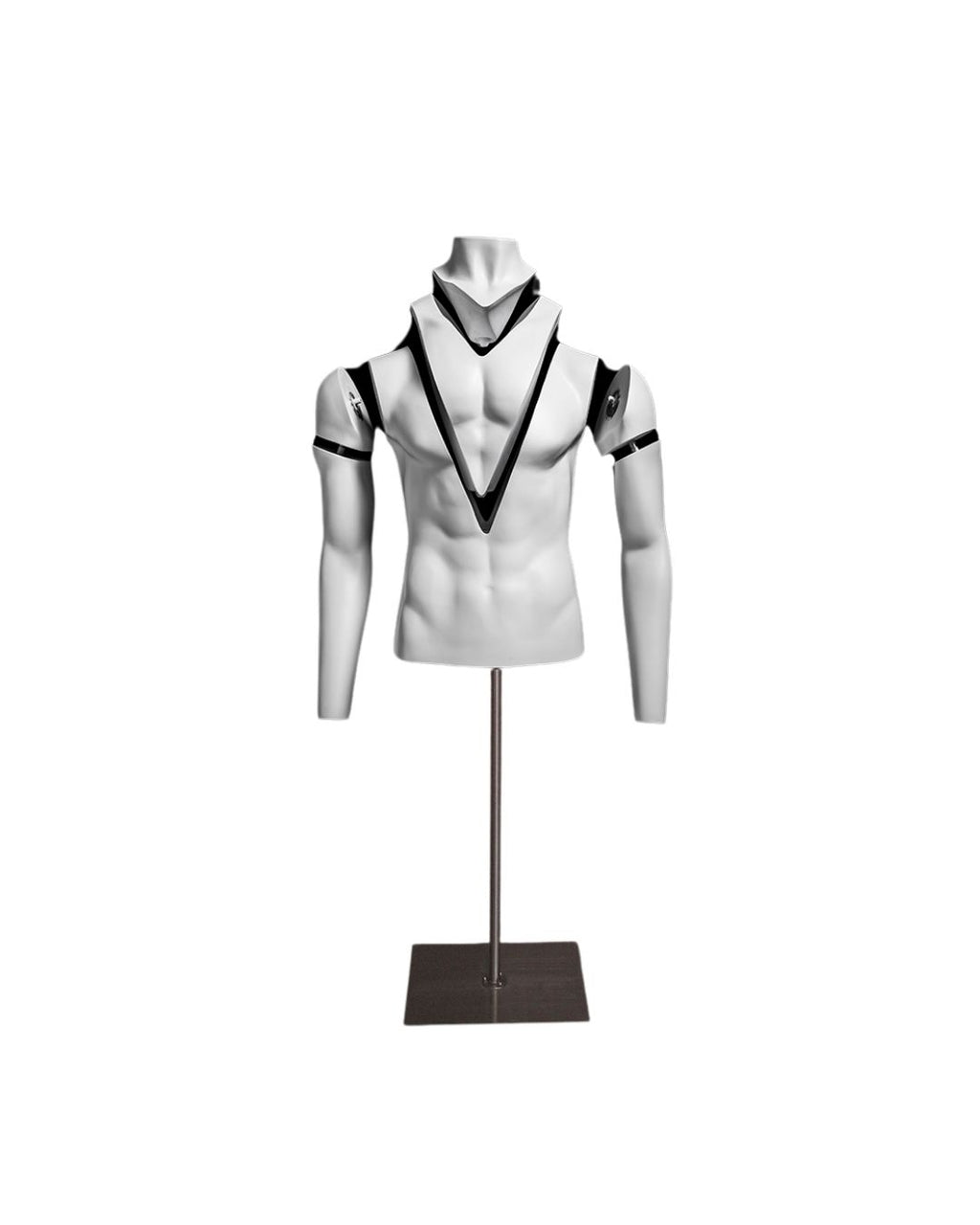 Ultimate Invisible Ghost Male Mannequin Torso (TMK-MZ-GH1/2M)